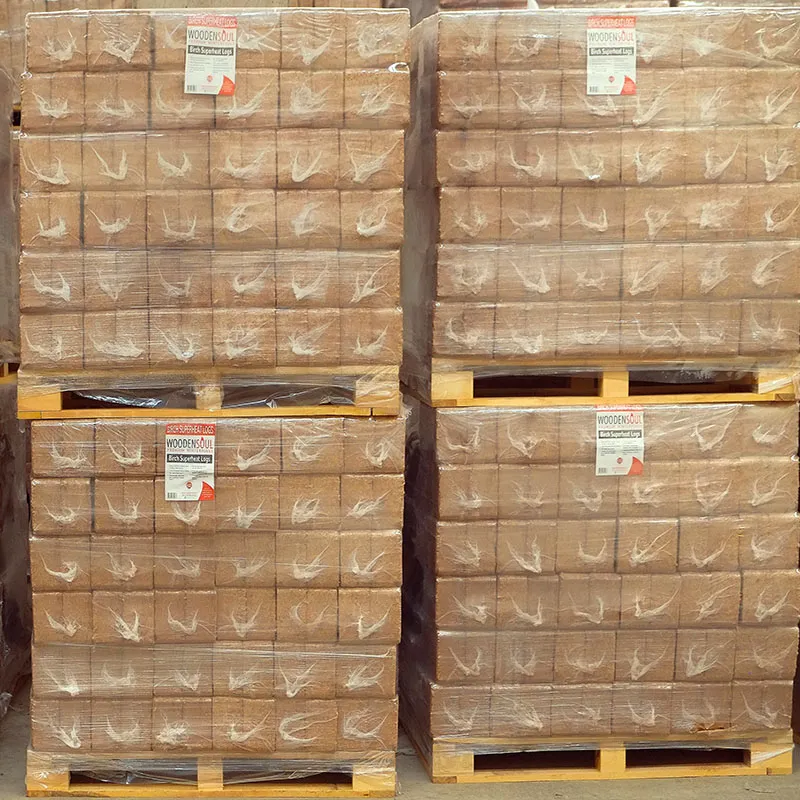 RUF-type Birch Briquettes. Woodensoul Firewood